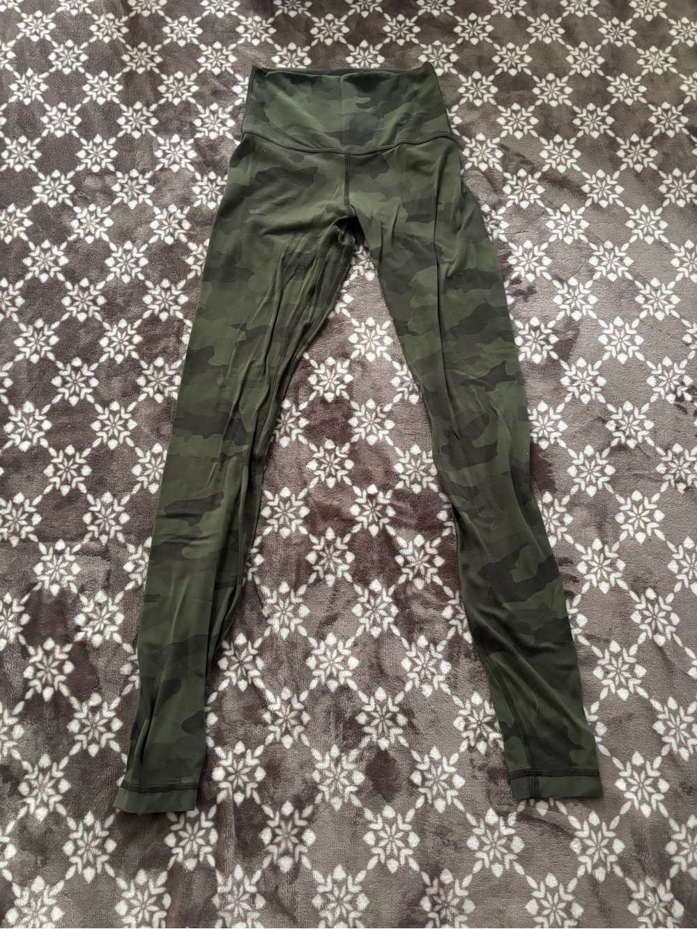 lululemon athletica Olive Camo High-Rise Leggings